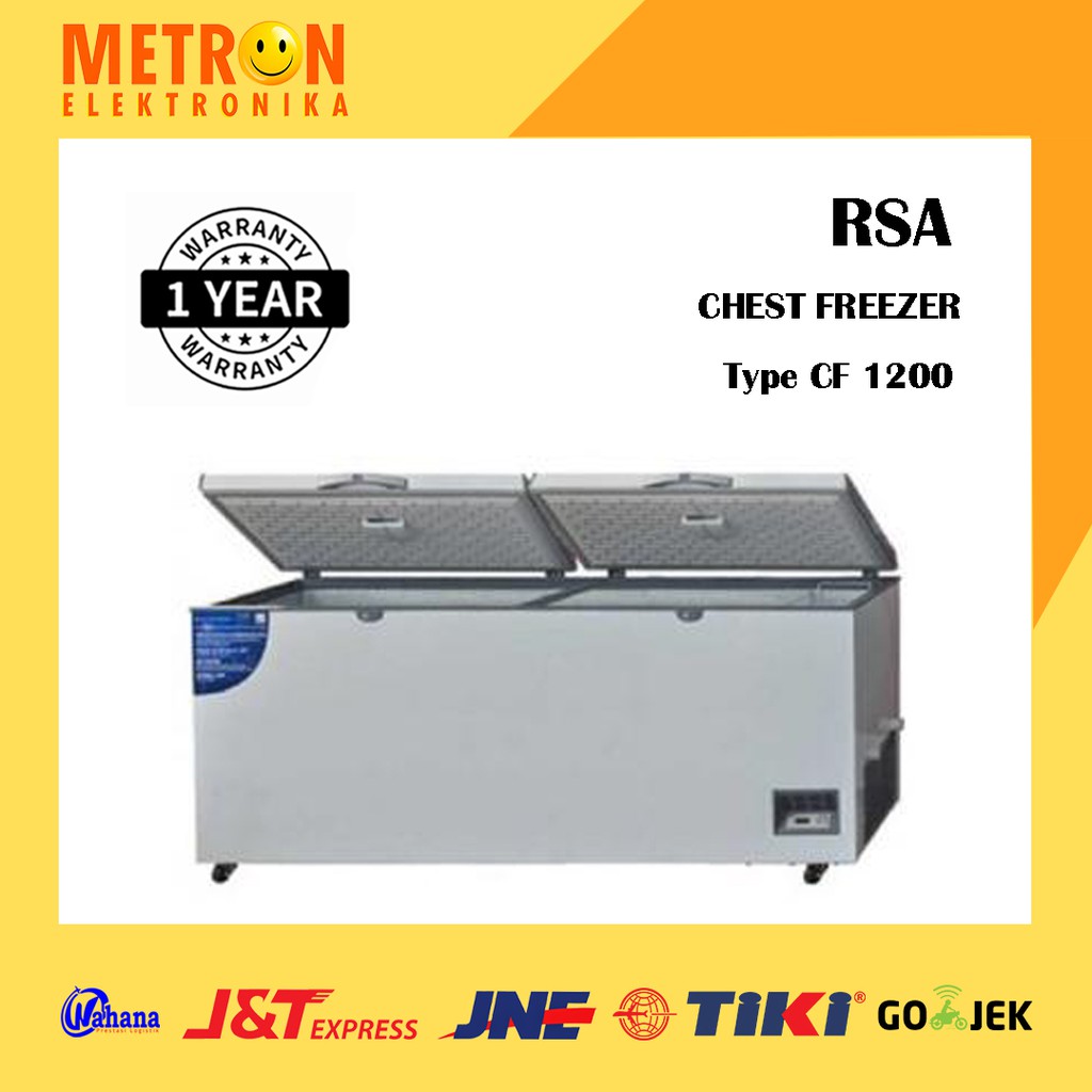 Jual RSA CF 1200 - CHEST FREEZER 1050 LT / FREEZER BOX / CF1200 ...