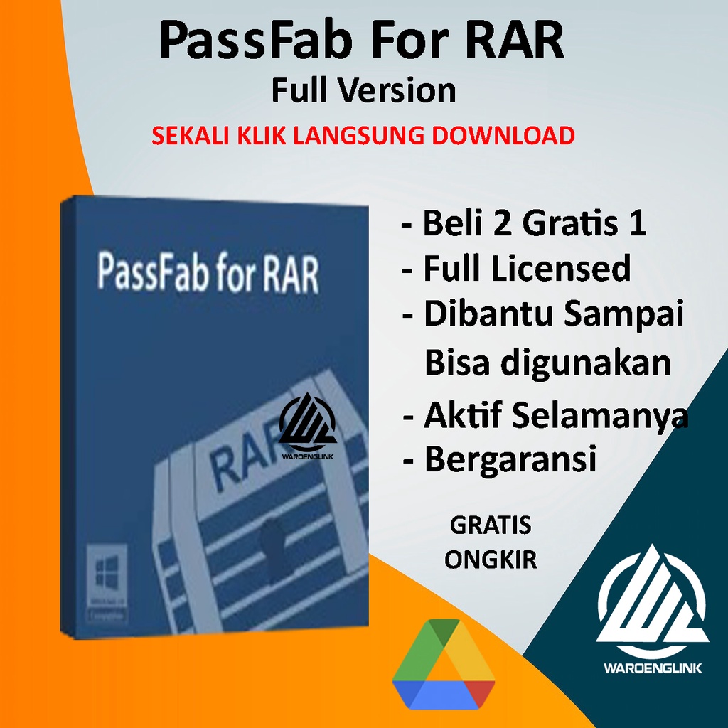 Jual [wl] PassFab Unlocker for RAR Shopee Indonesia