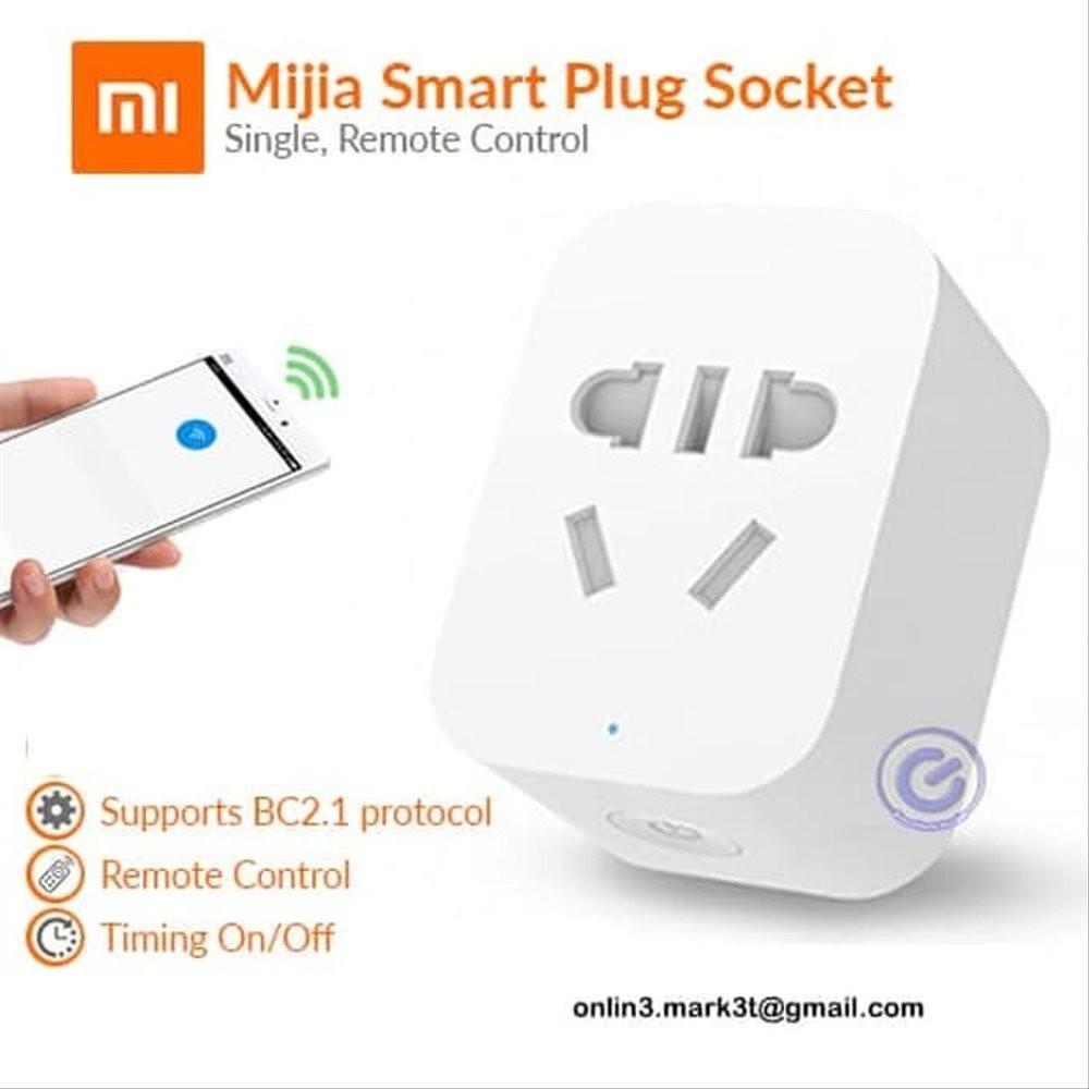 Jual Xiaomi Mi Smart Wifi Remote Control Plug Single Socket Steker ...