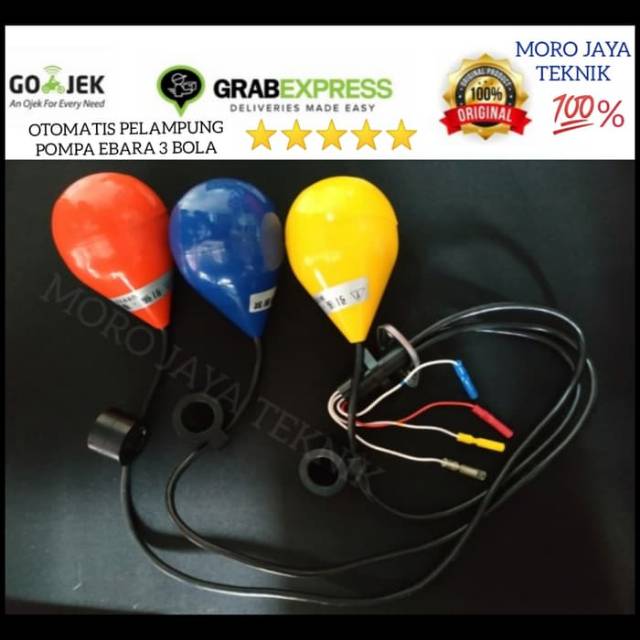 Jual Otomatis Pompa Ebara 3 Bola Pelampung Pompa Air Floating Switch ...