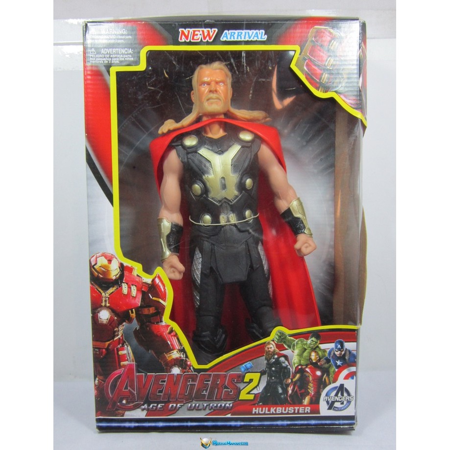 Jual PROMO TERBARU Thor action figure model 35cm PVC The Avengers MURAH ...