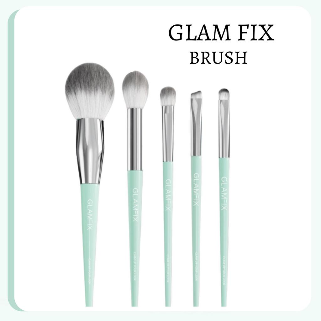 Jual Glam Fix Flawless Powder Brush Countour Brush Fan Brush