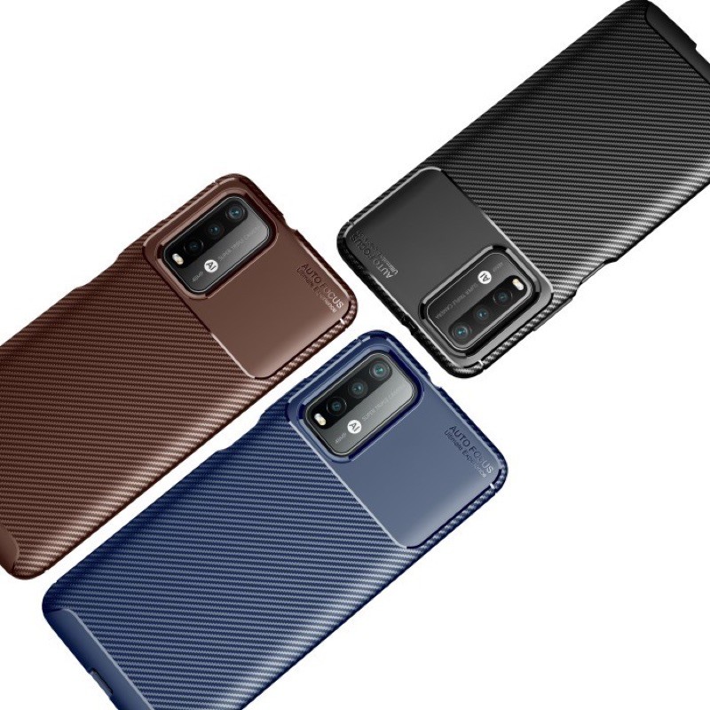 Jual Case Xiaomi Redmi 9T Rugged Armor Silicone Carbon Soft Casing ...