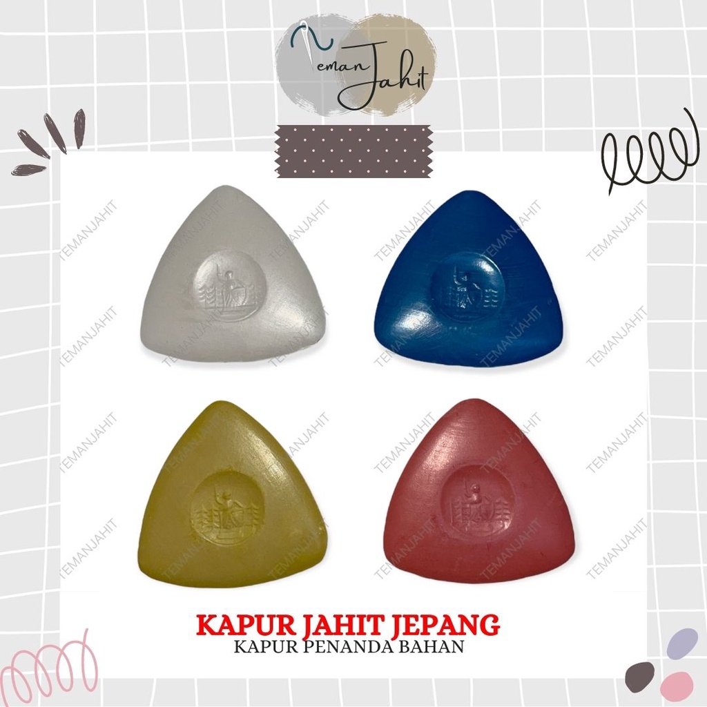 Jual Kapur Jahit Jepang Tailors Chalk Kapur Jahit Penanda Bahan Satuan Shopee Indonesia 