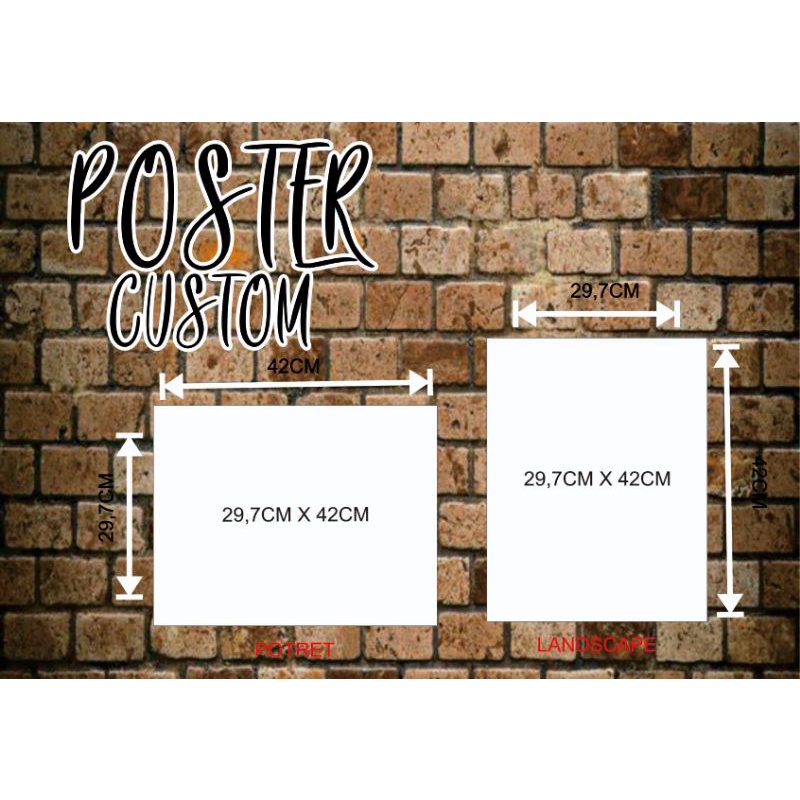 Jual Poster Custom | Shopee Indonesia