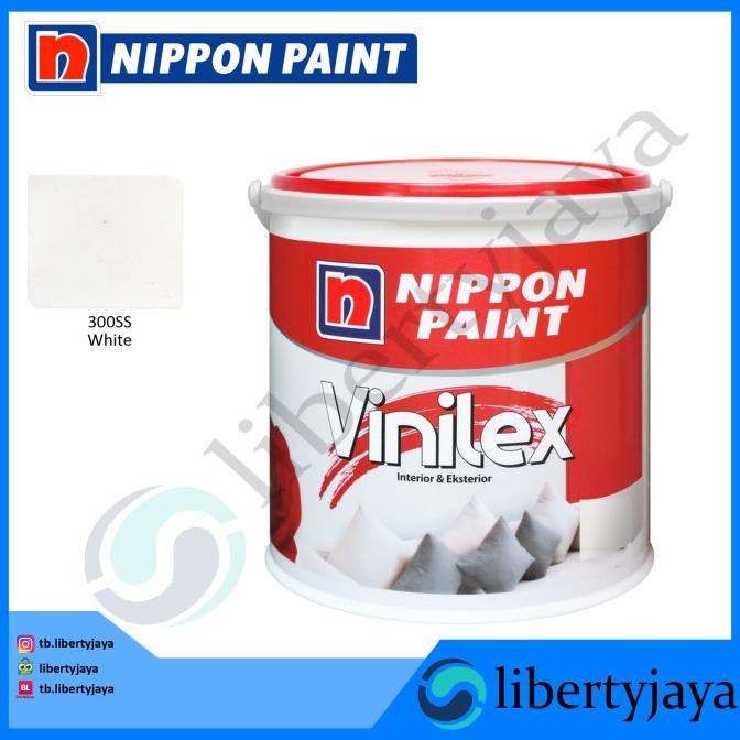 Jual 5kg 300SS White Vinilex Cat Tembok NIPPON PAINT | Shopee Indonesia