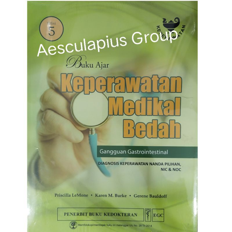 Jual Buku Ajar Keperawatan Medikal Bedah Gangguan Gastointestinal