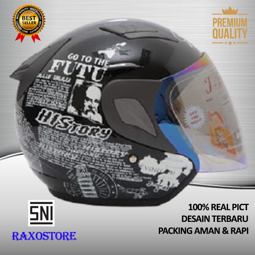 Jual Helm Motor Pria Terbaru Berkualitas Standar SNI Pelindung Kepala