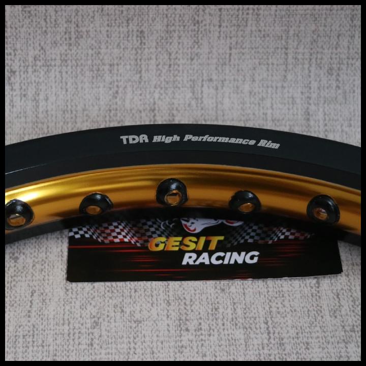 Jual Velg Rim Tdr Wx Shape Two Tone X Warna Black Gold Hitam