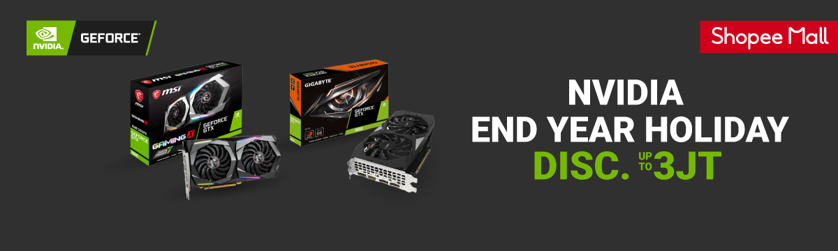 Nvidia End Year Holiday Disc Up to 3 JT | 8-10 Des