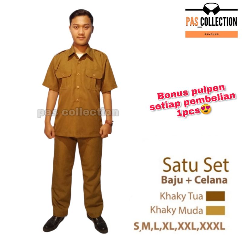 Jual [BISA COD] Seragam PNS Pemda Pria Pemkot Pemkab Baju Dinas ...