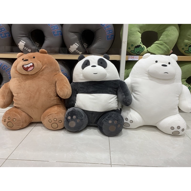 Jual Miniso We Bare Bears Plush Toy Shopee Indonesia