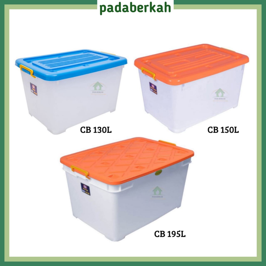 Jual Ready Stok Container Box Kontener Shinpo Besar Cb 130 150 195 Liter Kotak Tempat 3133