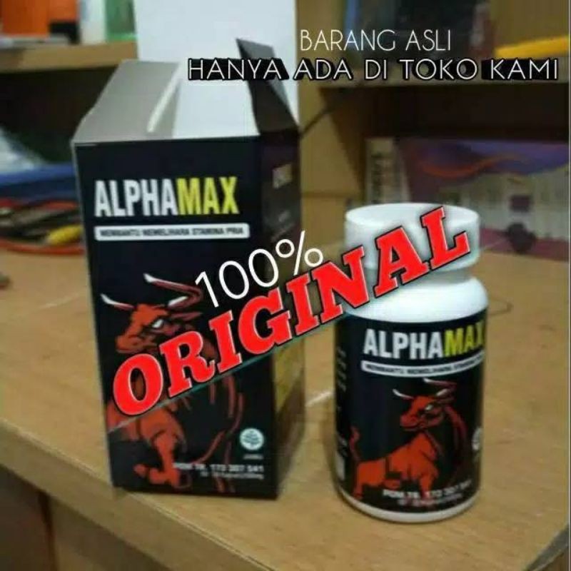 Jual Alphamax Alpha max Original Resmi Alphamax Kapsul Terbaik No 1 ...