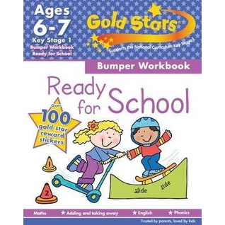 Jual Gold Stars Ready for School Big Workbook Ages 6-7 - Workbook ...