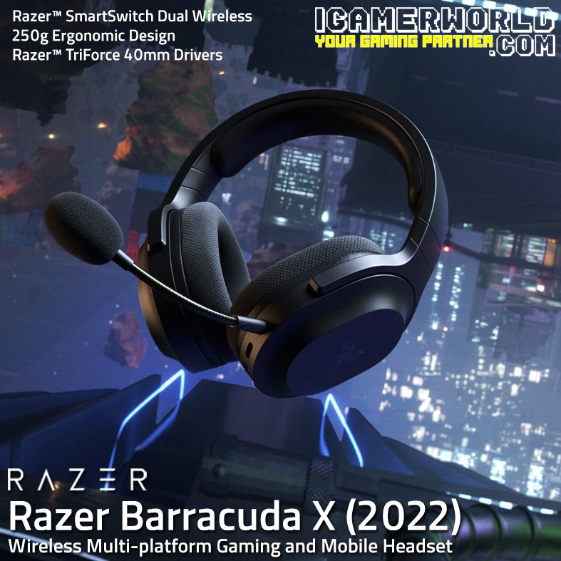 Razer Roblox Edition Barracuda X Dual Wireless Multi-platform Gaming Mobile  Headset 2.4GHz and Bluetooth 250g Ergonomic Design - AliExpress