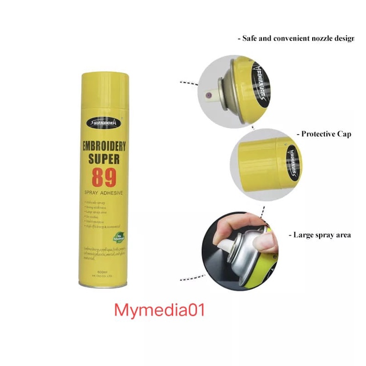 Jual Lem semprot super 89 / Spray Adhesive Sprayidea (khusus ...