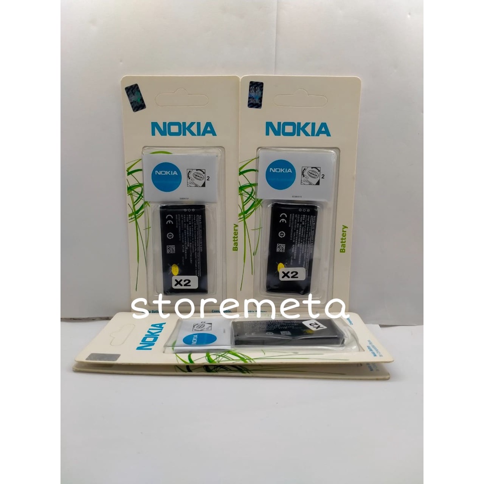 Jual Baterai Original Battery Nokia X2/Nokia BV-5S | Shopee Indonesia