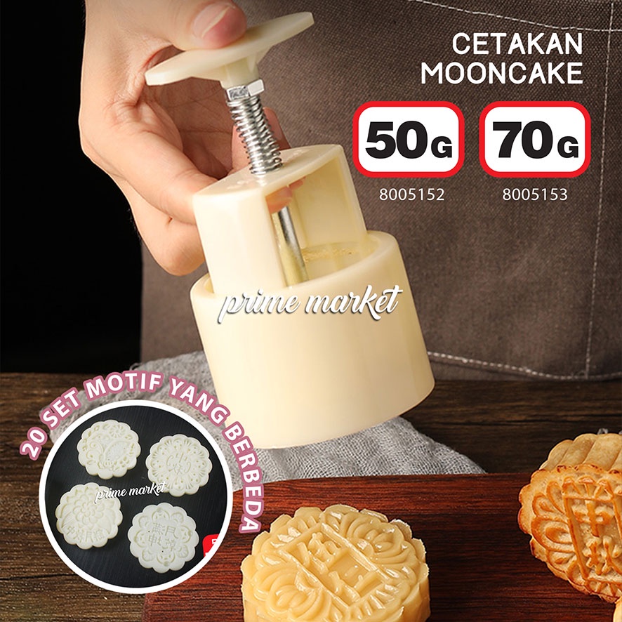 Jual Cetakan Kue Bulan Bulat Cetakan Mooncake Cetakan Adonan Kue Round ...