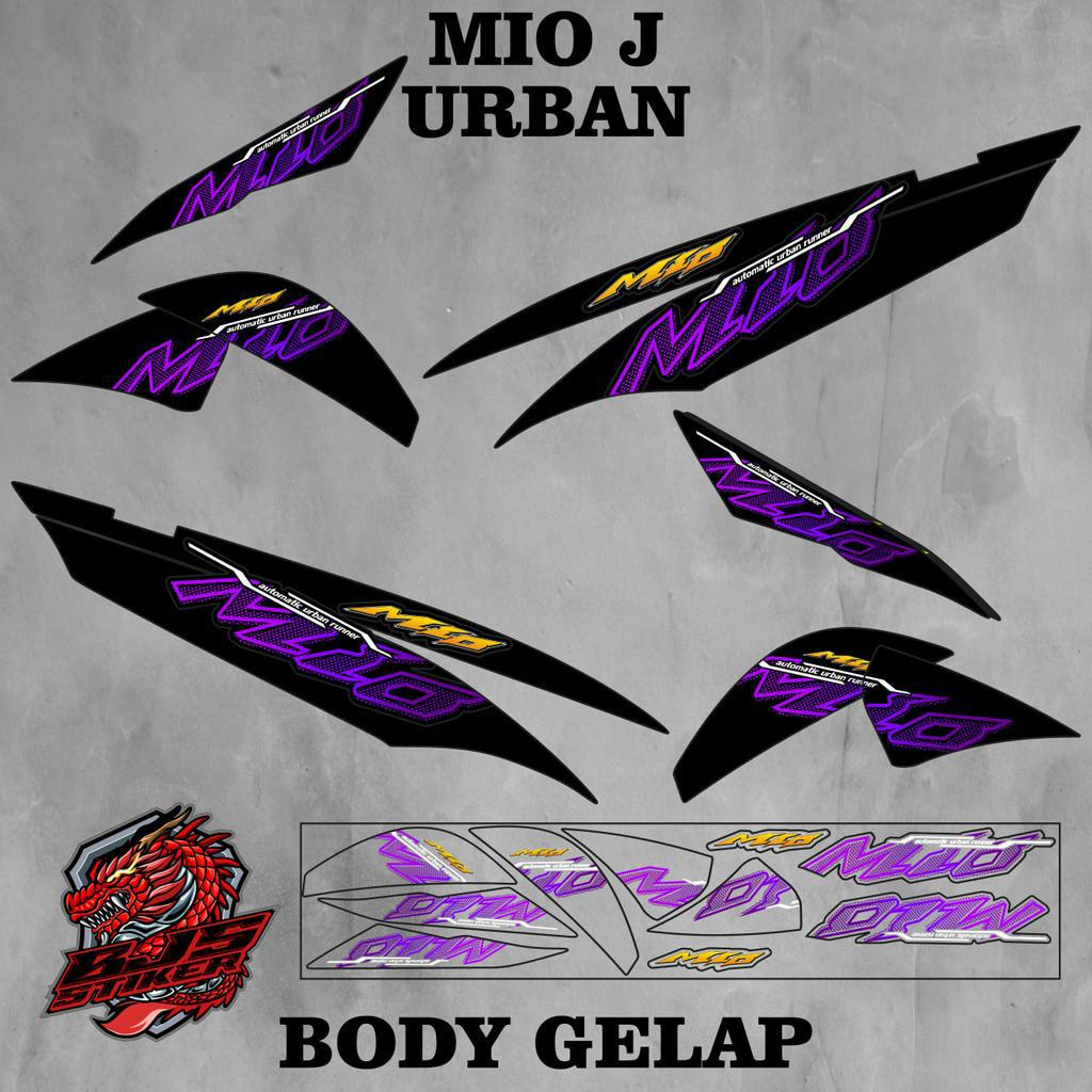 Jual [COD] Stiker Sticker Striping transparan uv Mio j Mio j urban ...