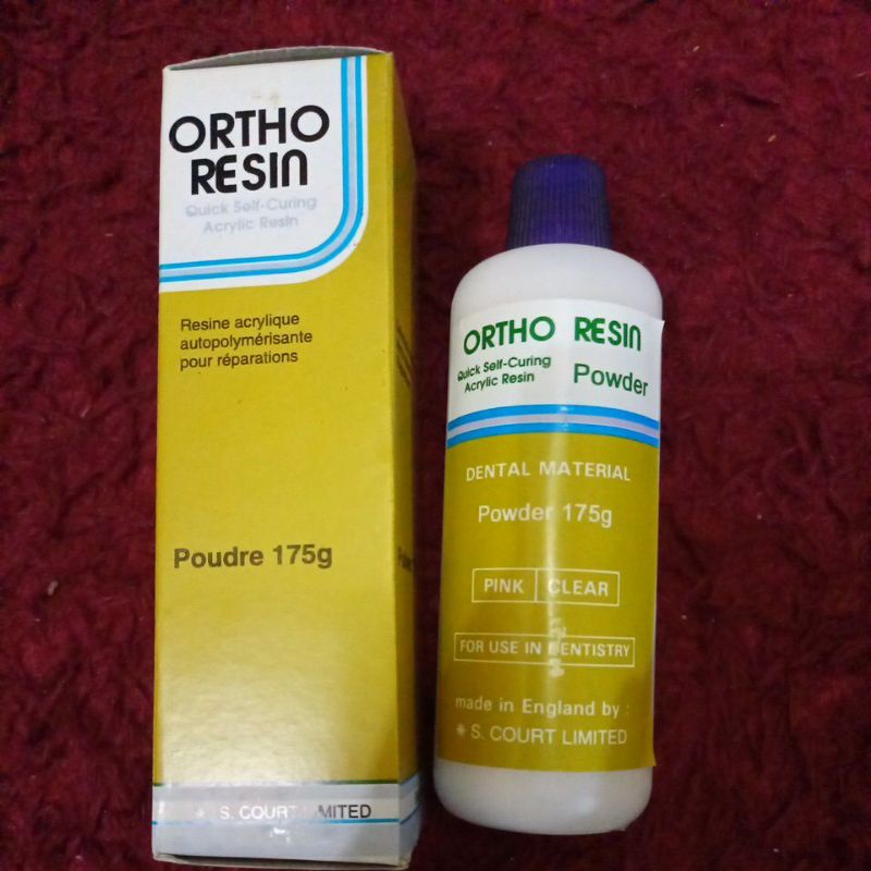 Jual ortho resin powder self curing/bubuk orthoresin self curing 175