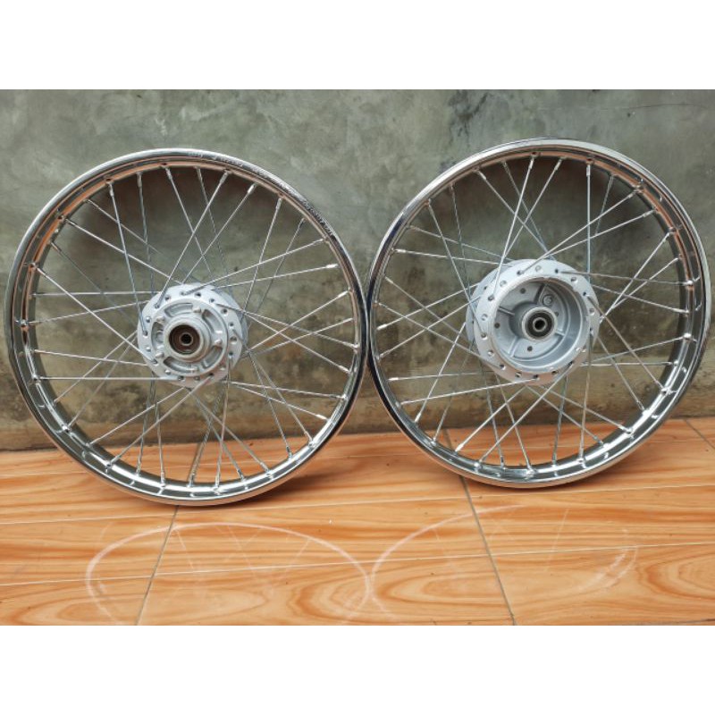 Jual Velg Set Depan Belakang Motor Honda Supra X Old Supra Fit Old