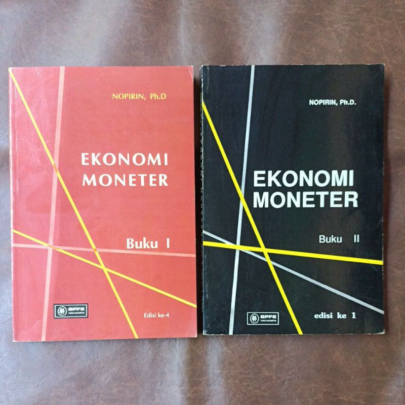 Jual PAKET 2 BUKU EKONOMI MONETER BUKU 1 BUKU 2 ORIGINAL : NOPIRIN Ph D ...