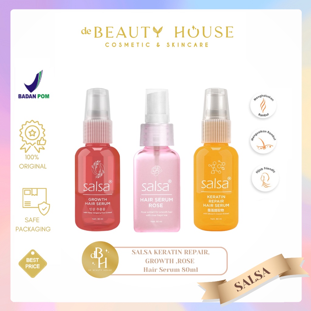 Jual SALSA Hair Serum - Perawatan Rambut Keratin & Growth Treatment ...
