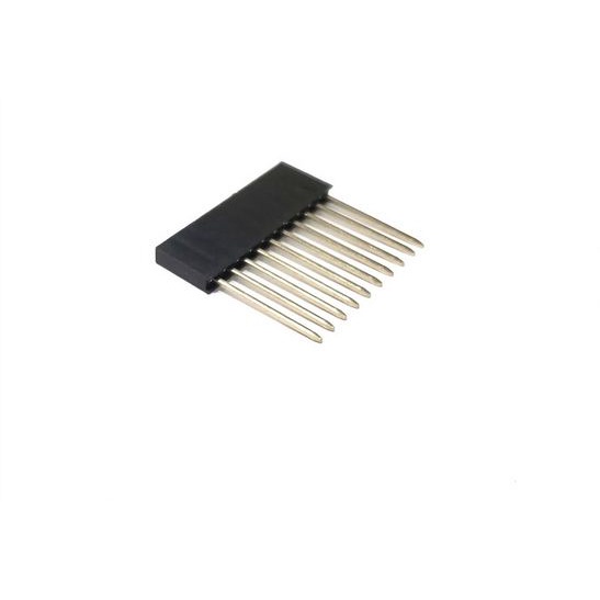 Jual PIN HEADER FEMALE 10 PIN 10P 10MM LONG STACKABLE FOR ARDUINO UNO ...