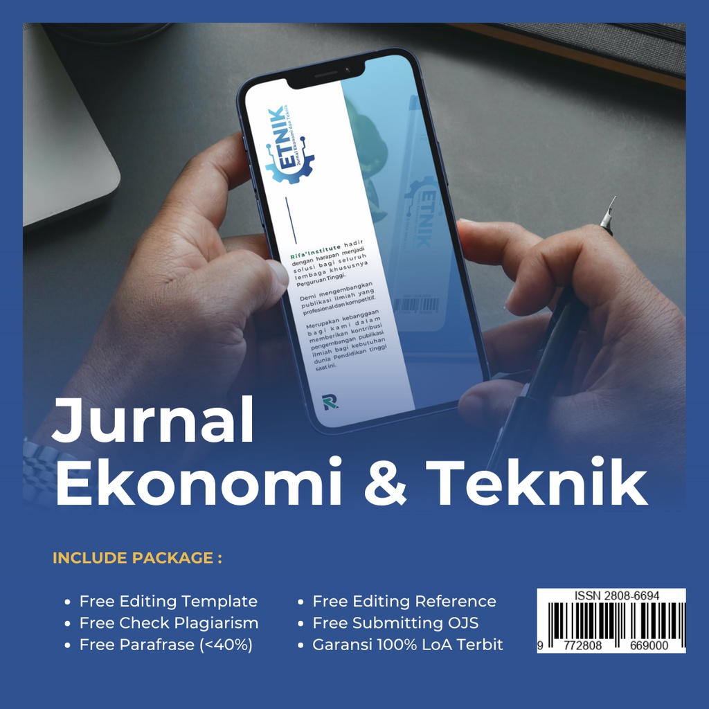 Jual ISSN - ETNIK: Jasa Publikasi Jurnal Ekonomi dan Teknik | Shopee ...