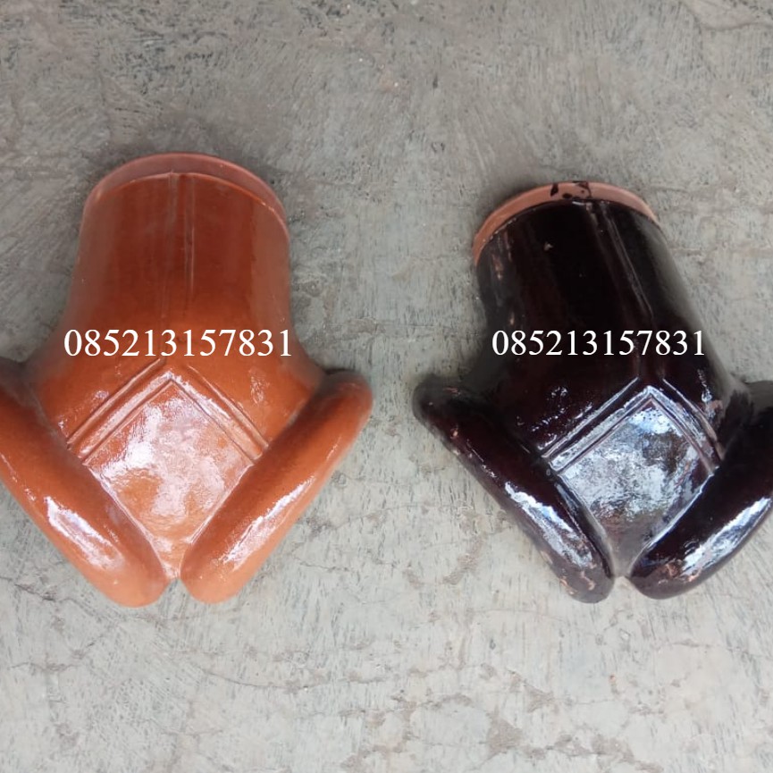 Jual Wuwungan Pertigaan Y Glasur Krepus Nok Genteng Sokka Kebumen Shopee Indonesia 7688