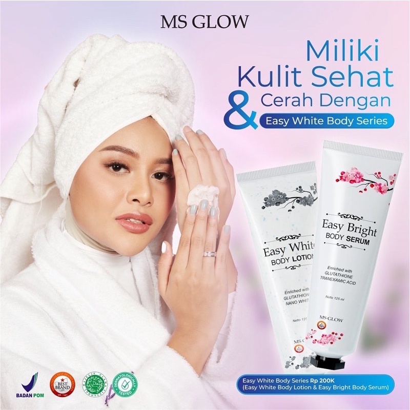 Jual BODY SERIES MS GLOW (Body lotion & Body serum) Shopee Indonesia