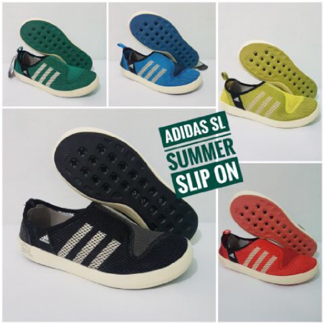 HARGA TERMURAH Adidas ORIGINAL SL Summer Slip On Climacool