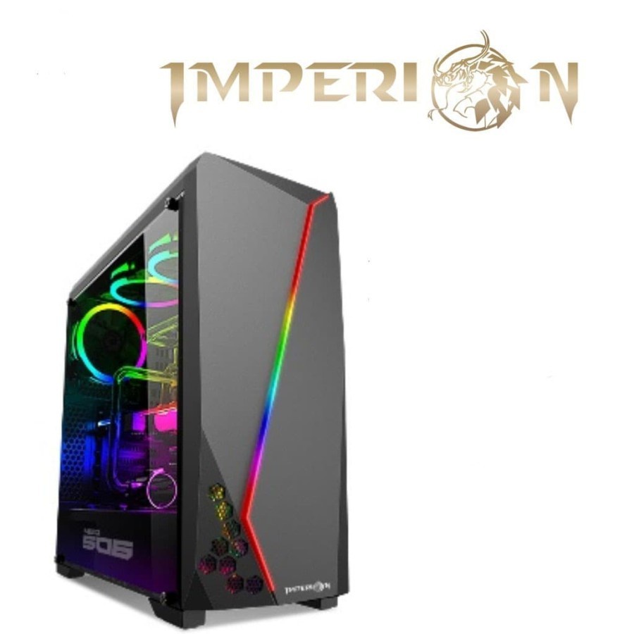 Jual Imperion Casing Neo 506 ( include 3 Fan RGB ) | Shopee Indonesia