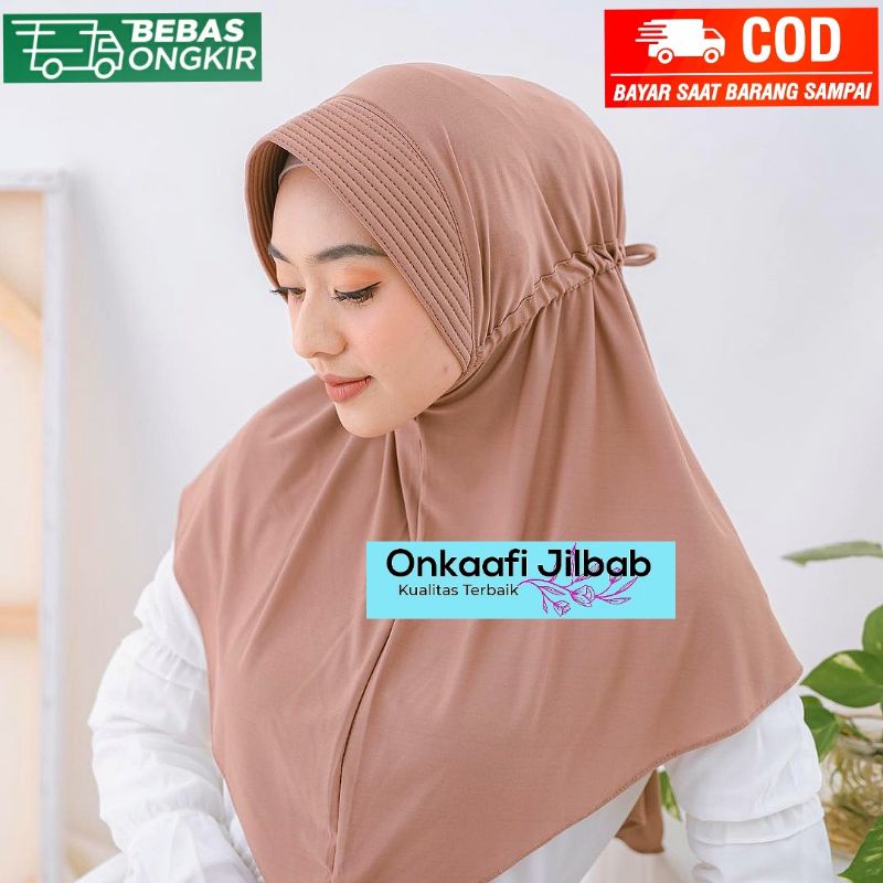 Jilbab Instan Serut Polos Jokowi Adiba Part 2 Jilbab Serut Polos Jokowi / Hijab Instan Jersey / Kerudung Sekolah