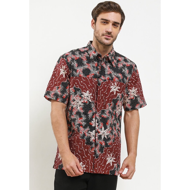 Jual Arjuna Weda Hem Pria Batik Rangrang Isi IV | Shopee Indonesia