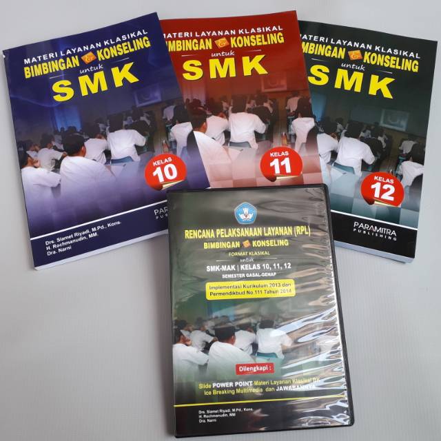 Jual Buku Konseling Materi Layanan Klasikal Bk Smk Kelas 10 11 12 Shopee Indonesia