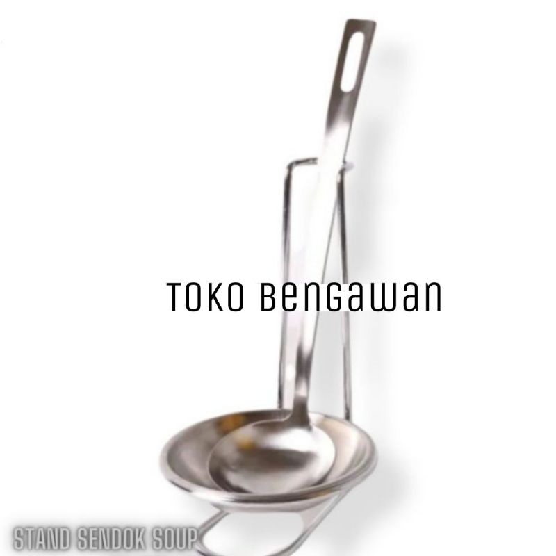 Jual Ladle Stand STAINLESS Soup Ladle Sendok Soup Sup Stand Penegak ...