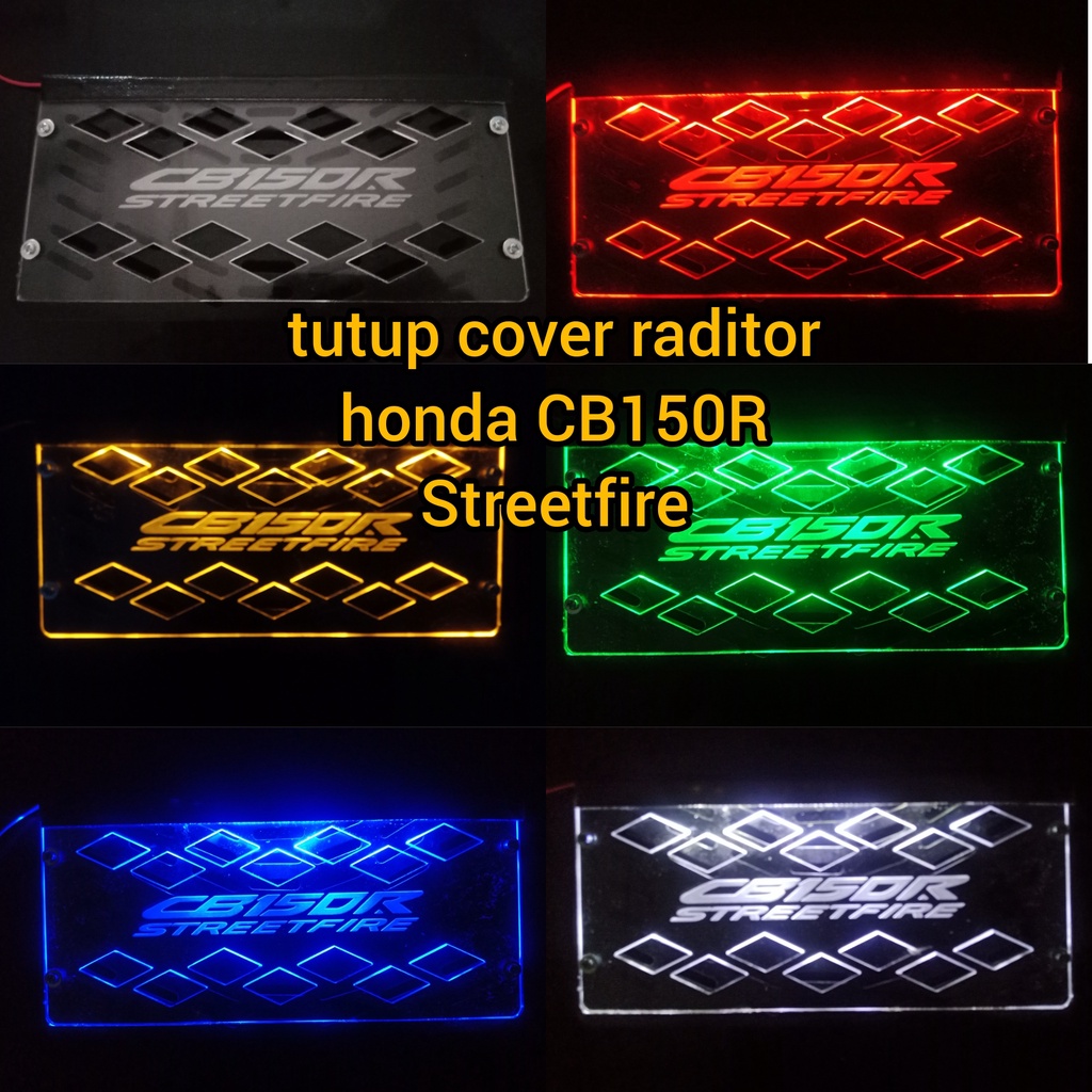 Jual TUTUP COVER RADIATOR HONDA CB150R STREETFIRE AKRILIK GRAFIR LAMPU ...