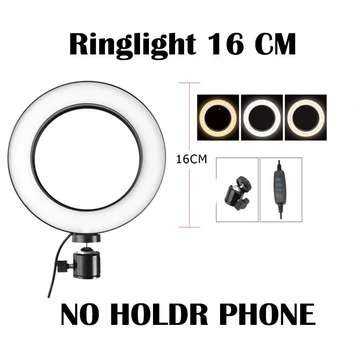 Ringlight Holder Phone Ring Fill Light Streaming Selfie Tiktok Zoom