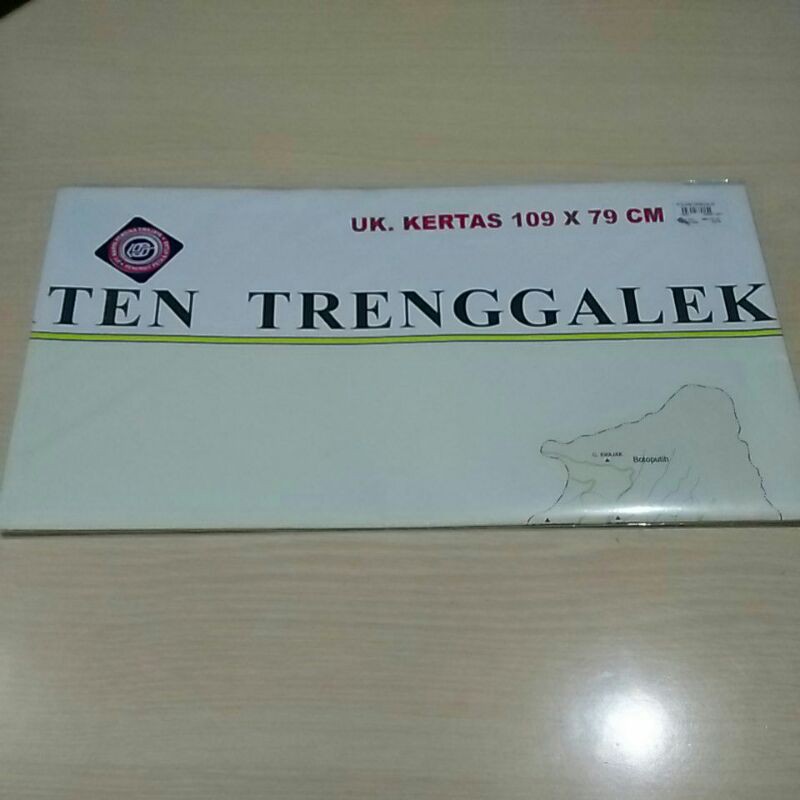 Jual Peta Kabupaten Trenggalek Ukuran 109x79 Cm | Shopee Indonesia