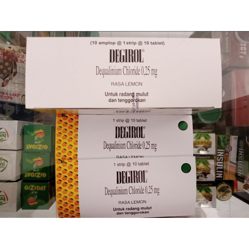 Jual DEGIROL STRIP ISI 10 TABLET RASA LEMON I untuk Mengobati Sakit ...