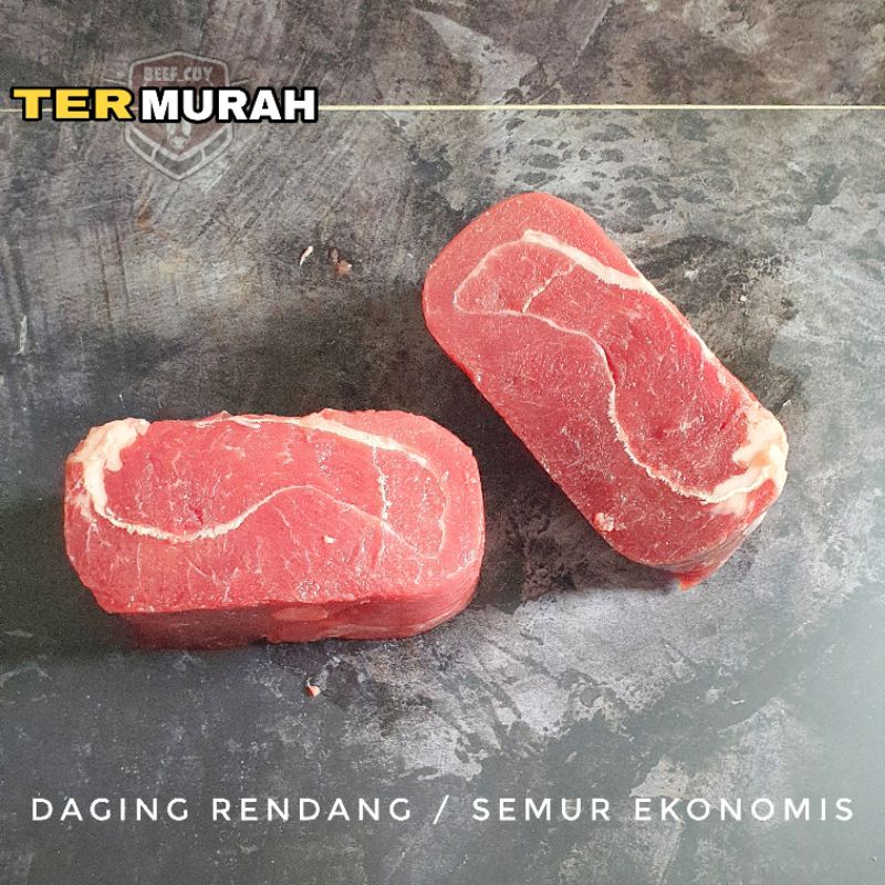 Jual daging rendang/daging semur/daging sapi ekonomis 500gr | Shopee ...