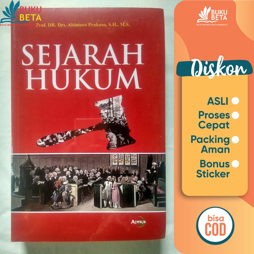 Jual Sejarah Hukum - Abintoro Prakoso | Shopee Indonesia