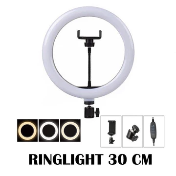 Ringlight Holder Phone Ring Fill Light Streaming Selfie Tiktok Zoom