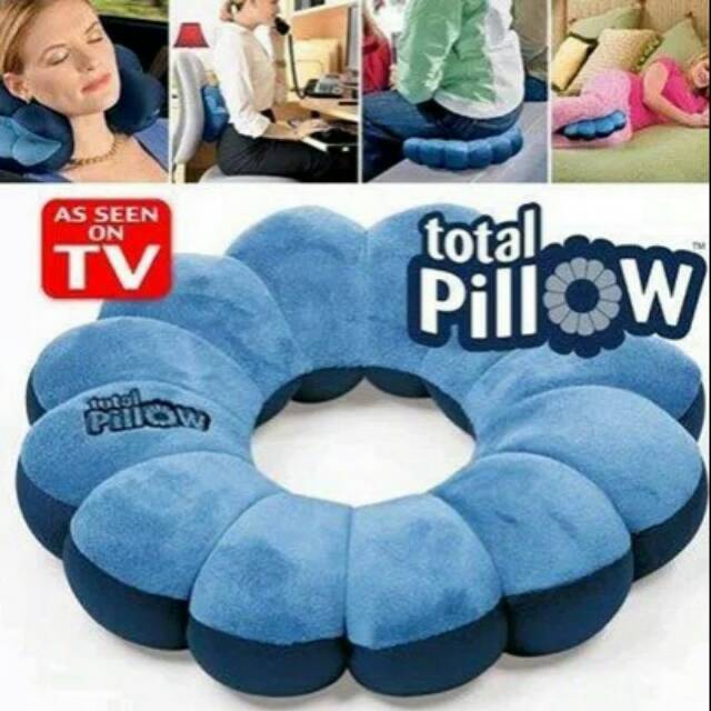 Jual Total PillowORIGINAL WITH 2 TON COLORAs Seen on Tv Shopee