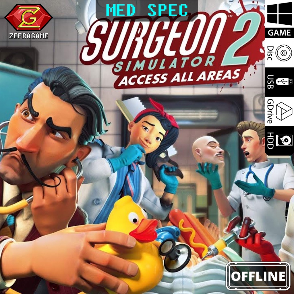 Jual SURGEON SIMULATOR 2 Access All Areas PC Full Version | Shopee ...