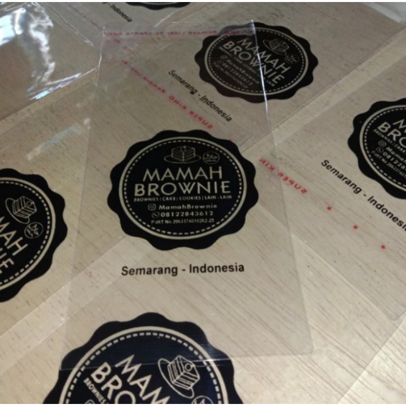 Jual Sablon plastik OPP Roti ukuran besar Free desain | Shopee Indonesia