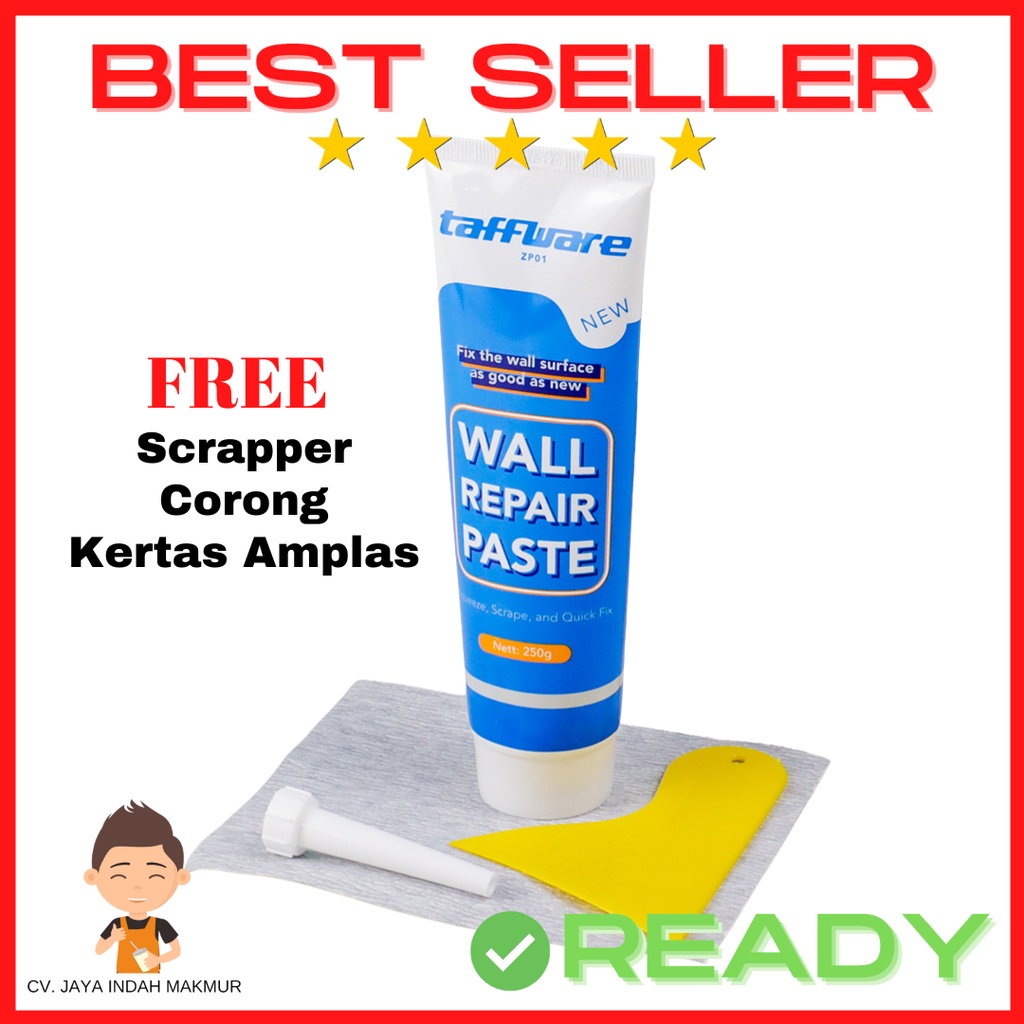 Jual KRIM TAMBAL DINDING PASTA CREAM DEMPUL WALL REPAIR TEMBOK INSTANT ...