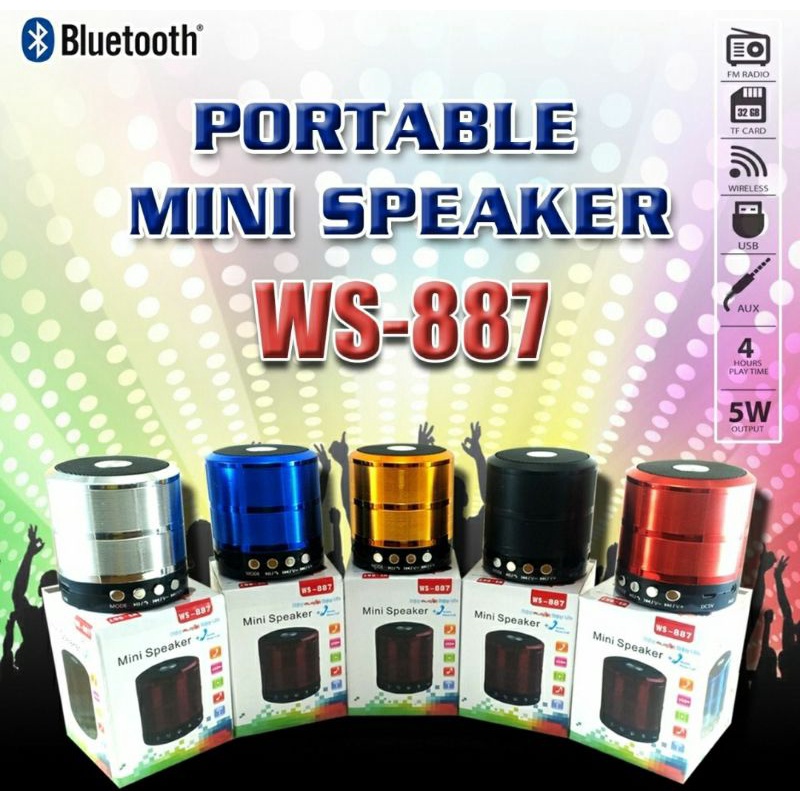 Jual Speaker Portable Mini Bluetooth | Shopee Indonesia